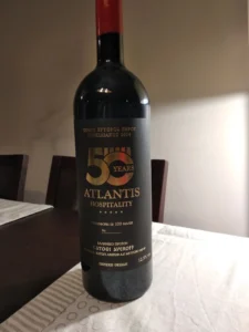 50 Years Atlantis Hospitality - Red Wine labels
