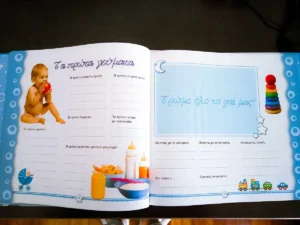 Baby Shower Album Design for Boys Inside