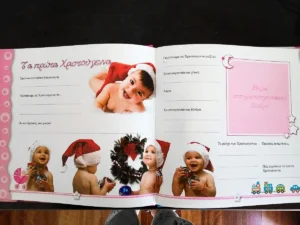 Baby Shower Album Design for Girls Inside