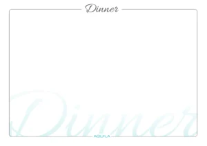Dinner - Placement sample 1
